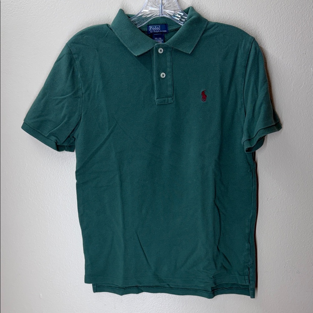 Polo by Ralph Lauren Green Polo with Red Pony